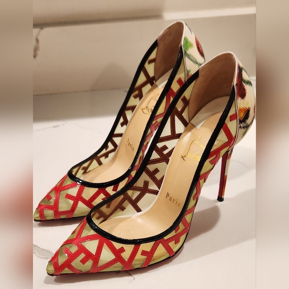 CHRISTIAN LOUBOUTIN Tititata 100mm Size 38